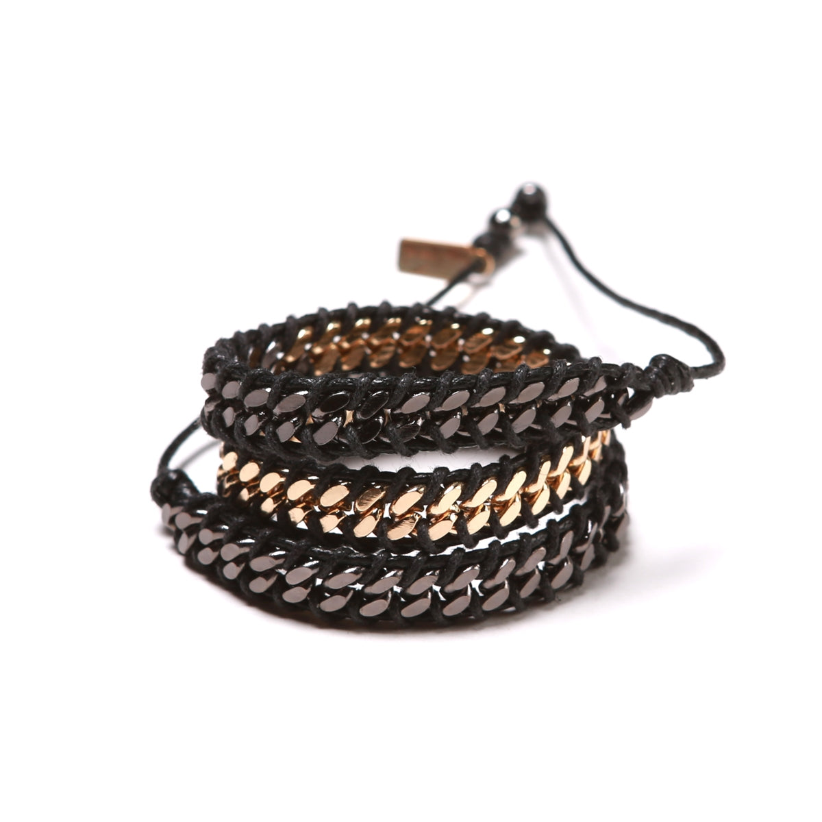 MINI MIXED LINKS -DOUBLE- GUN/GOLD