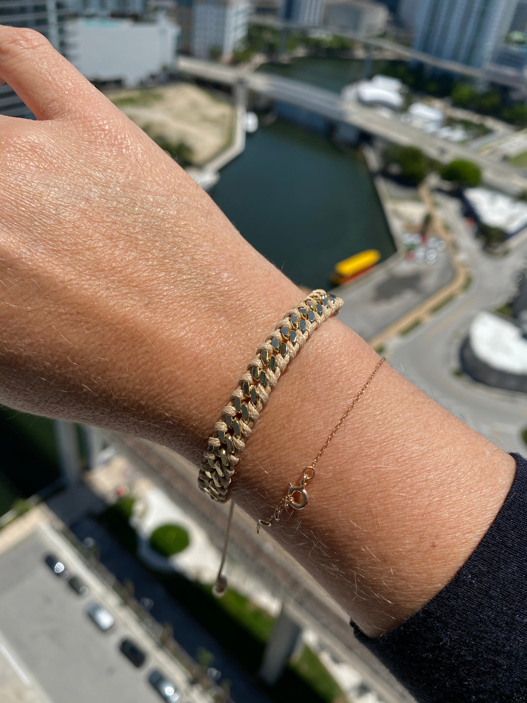 MINI GOLD LINK TAN 1x – HÜES